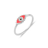 Mini Eye, Sterling Silver Ring
