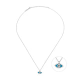 Mini Eye, Sterling Silver Necklace