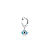 Mini Eye, Sterling Silver Earring (Sold INDIVIDUALLY)