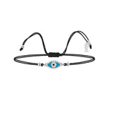 Mini Eye, Sterling Silver Bracelet (String)