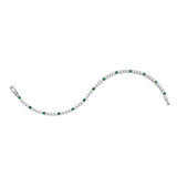 Stefanie, Sterling Silver Tennis Bracelet