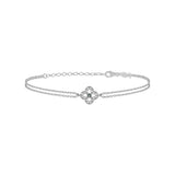 Mini Entourage Clover, Sterling Silver Bracelet