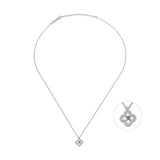 Mini Entourage Clover, Sterling Silver Necklace