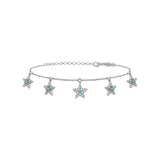 Mini Entourage Stars, Sterling Silver Bracelet