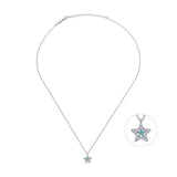 Mini Entourage Star, Sterling Silver Necklace