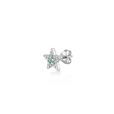 Mini Entourage Star, Sterling Silver Earring (Sold INDIVIDUALLY)