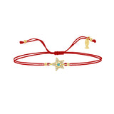 Mini Entourage Star | Sterling Silver Bracelet (String)