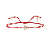 Mini Entourage Star | Sterling Silver Bracelet (String)