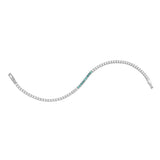 Stefanie, Sterling Silver Tennis Bracelet