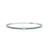 Monica | Sterling Silver Tennis Bracelet