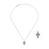 Midi Cross, Sterling Silver Necklace