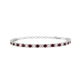 Serena, Sterling Silver Tennis Bracelet