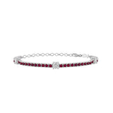 Monica, Sterling Silver Tennis Bracelet