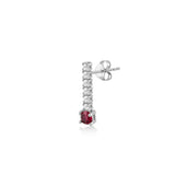 Sylvia, Sterling Silver Earring (Sold INDIVIDUALLY)