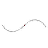 Martina, Sterling Silver Tennis Bracelet