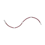 Monica, Sterling Silver Tennis Bracelet