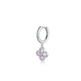 Midi Entourage Clover, Sterling Silver Earring (Sold INDIVIDUALLY)
