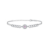 Mini Entourage Circle, Sterling Silver Bracelet
