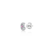 Mini Entourage Circle, Sterling Silver Earring (Sold INDIVIDUALLY)