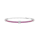 Monica, Sterling Silver Tennis Bracelet