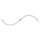 Martina, Sterling Silver Tennis Bracelet