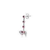 Butterfly, Sterling Silver Earring (Sold INDIVIDUALLY)
