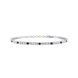 Stefanie, Sterling Silver Tennis Bracelet