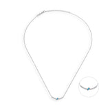 Always With Me, Sterling Silver Necklace