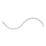 Stefanie, Sterling Silver Tennis Bracelet