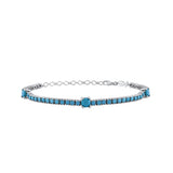 Monica, Sterling Silver Tennis Bracelet