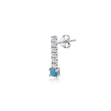 Sylvia, Sterling Silver Earring (Sold INDIVIDUALLY)