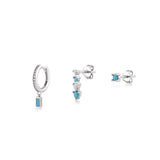 Cara, Sterling Silver Earrings Set