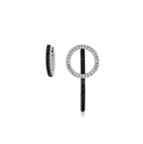 Black&White, Sterling Silver Earrings Set