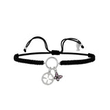 Lucky Butterfly, Sterling Silver Bracelet (String)