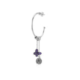 Gipsy Secret Garden, Sterling Silver Earring (Sold INDIVIDUALLY)