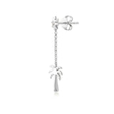 Beach, Sterling Silver Earring (Sold INDIVIDUALLY)