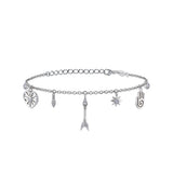 Amulet, Sterling Silver Bracelet
