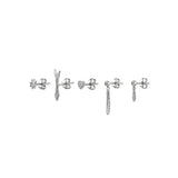 Amulet, Sterling Silver Earrings Set