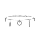 Pure Heart, Sterling Silver Bracelet