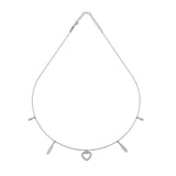 Pure Heart, Sterling Silver Necklace
