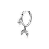 Luna, Sterling Silver Earring (Sold INDIVIDUALLY)