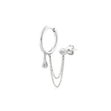 Eyes On You, Sterling Silver Earring (Sold INDIVIDUALLY)