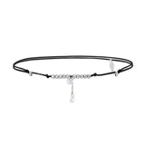 Shimmer, Sterling Silver Anklet (String)