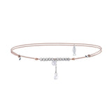 Shimmer | Sterling Silver Anklet (String)
