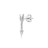 Flying Plumb, Sterling Silver Earring (Sold INDIVIDUALLY)