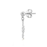 LOVE Dangle, Sterling Silver Earring (Sold INDIVIDUALLY)
