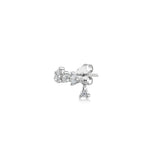 DancerEarrings, Sterling Silver Earring (Sold INDIVIDUALLY)