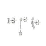 Gleam, Sterling Silver Earrings Set