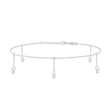 Shining Dots, Sterling Silver Anklet