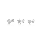 Forever Young, Sterling Silver Earrings Set